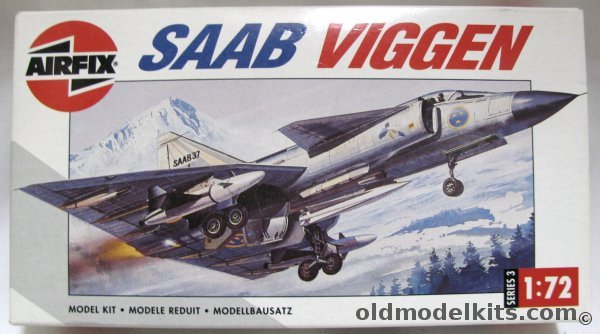 Airfix 1/72 Saab AJ-37 Viggen, 03015 plastic model kit